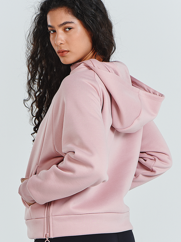 Women's Fleece Cropped Hoodies Quarter Zip Pullover Cotton Sweatshirts