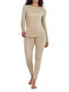 ALLZERO Women's Thermal Underwear Fleece Lined Base Layer Winter Set