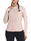 ALLZERO Women's Workout Jacket Long Sleeve Stretchy for Running Biker