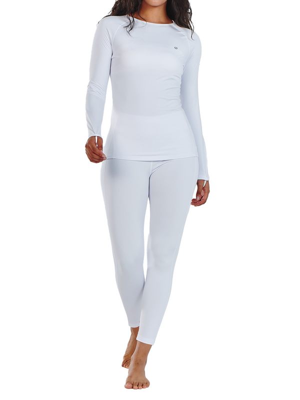 ALLZERO Women's Thermal Underwear Fleece Lined Base Layer Winter Set