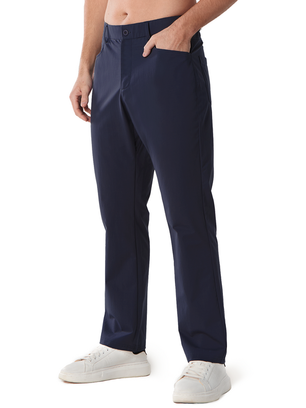 Men's Golf Pants 30"/32"/34"Stretch Lightweight Work Dress Pants with Pockets