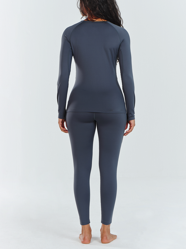 ALLZERO Women's Thermal Underwear Fleece Lined Base Layer Winter Set