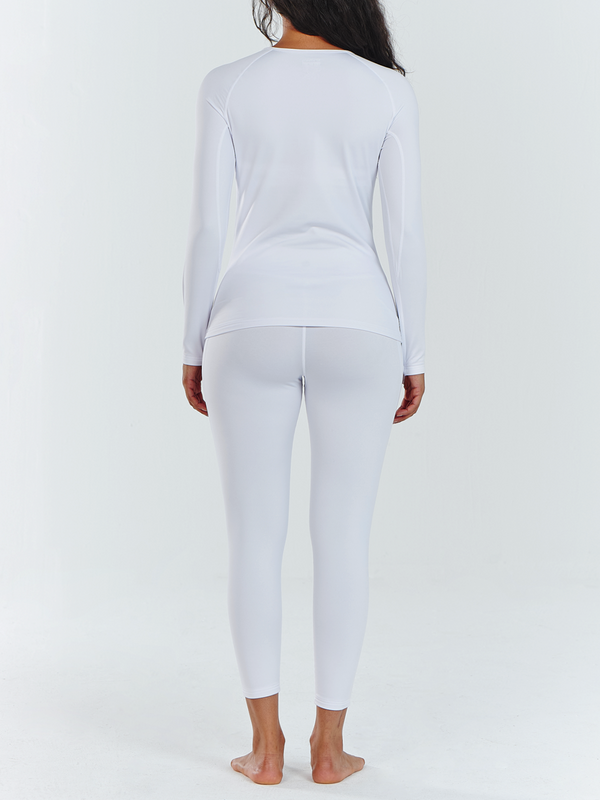 ALLZERO Women's Thermal Underwear Fleece Lined Base Layer Winter Set