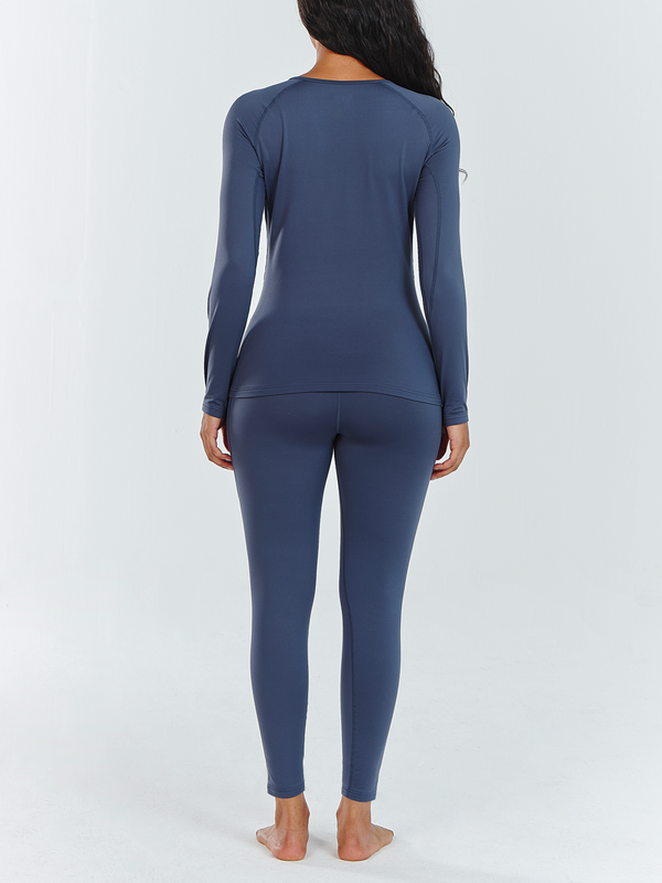 ALLZERO Women's Thermal Underwear Fleece Lined Base Layer Winter Set