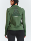 ALLZERO Women's Workout Jacket Long Sleeve Stretchy for Running Biker