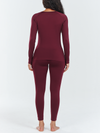 ALLZERO Women's Thermal Underwear Fleece Lined Base Layer Winter Set