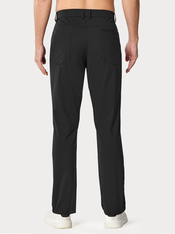 Men's Golf Pants 30"/32"/34"Stretch Lightweight Work Dress Pants with Pockets