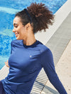 ALLZERO Women's Rash Guard Sun T Shirts Long Sleeve for Workout Yoga