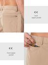 Men's Golf Pants 30"/32"/34"Stretch Lightweight Work Dress Pants with Pockets