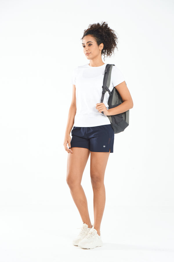 ALLZERO Women's Hiking 5" Shorts with Zip Pocket Quick Dry for Running