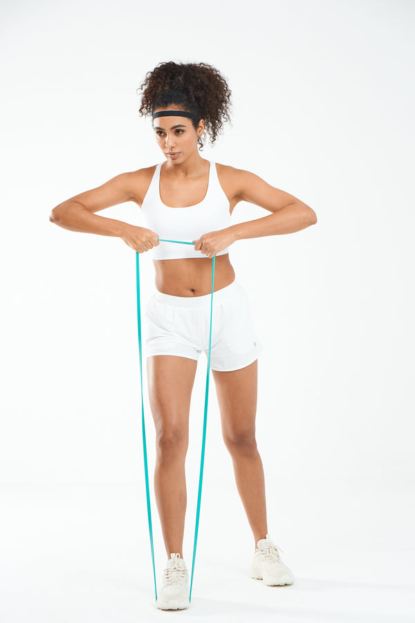 ALLZERO Women's 3" Feel Fit Running Shorts with Liner Pockets for Gym