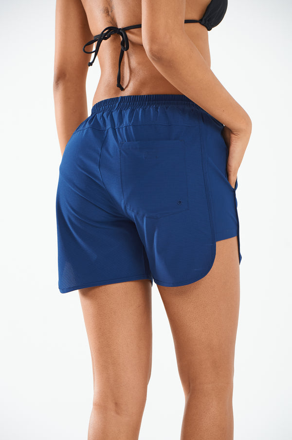 ALLZERO Women's Swim Board Shorts with Pockets Quick Dry for Beach Gym