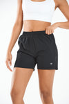 ALLZERO Women's Hiking 5" Shorts with Zip Pocket Quick Dry for Running