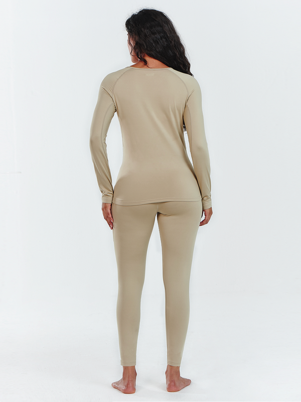 ALLZERO Women's Thermal Underwear Fleece Lined Base Layer Winter Set