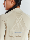 ALLZERO Women's Workout Jacket Long Sleeve Stretchy for Running Biker