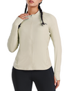 ALLZERO Women's Workout Jacket Long Sleeve Stretchy for Running Biker
