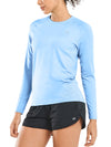 ALLZERO Women's Rash Guard Sun T Shirts Long Sleeve for Workout Yoga
