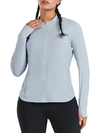 ALLZERO Women's Workout Jacket Long Sleeve Stretchy for Running Biker