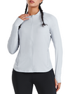 ALLZERO Women's Workout Jacket Long Sleeve Stretchy for Running Biker