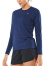 ALLZERO Women's Rash Guard Sun T Shirts Long Sleeve for Workout Yoga