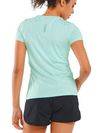 ALLZERO Women's Workout Yoga Short Sleeve Breathable Slim Fit for Gym