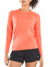 ALLZERO Women's Rash Guard Sun T Shirts Long Sleeve for Workout Yoga