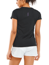 ALLZERO Women's Workout Yoga Short Sleeve Breathable Slim Fit for Gym