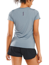 ALLZERO Women's Workout Yoga Short Sleeve Breathable Slim Fit for Gym