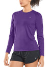 ALLZERO Women's Rash Guard Sun T Shirts Long Sleeve for Workout Yoga