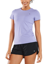 ALLZERO Women's Workout Yoga Short Sleeve Breathable Slim Fit for Gym