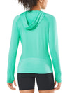 ALLZERO Women's Sun Protection Hoodie Shirts Long Sleeve for Running
