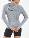 ALLZERO Women's Sun Protection Hoodie Shirts Long Sleeve for Running