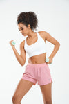 ALLZERO Women's 3" Feel Fit Running Shorts with Liner Pockets for Gym