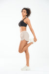 ALLZERO Women's 3" Feel Fit Running Shorts with Liner Pockets for Gym