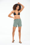 ALLZERO Women's Swim Board Shorts with Pockets Quick Dry for Beach Gym