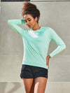 ALLZERO Women's Rash Guard Sun T Shirts Long Sleeve for Workout Yoga