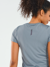 ALLZERO Women's Workout Yoga Short Sleeve Breathable Slim Fit for Gym