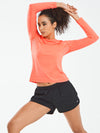 ALLZERO Women's Rash Guard Sun T Shirts Long Sleeve for Workout Yoga
