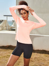 ALLZERO Women's Sun Protection Hoodie Shirts Long Sleeve for Running