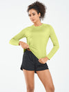 ALLZERO Women's Rash Guard Sun T Shirts Long Sleeve for Workout Yoga