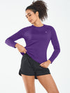 ALLZERO Women's Rash Guard Sun T Shirts Long Sleeve for Workout Yoga