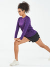 ALLZERO Women's Rash Guard Sun T Shirts Long Sleeve for Workout Yoga