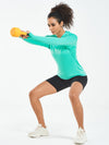 ALLZERO Women's Sun Protection Hoodie Shirts Long Sleeve for Running