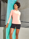 ALLZERO Women's Sun Protection Hoodie Shirts Long Sleeve for Running