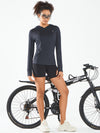 ALLZERO Women's Sun Protection Hoodie Shirts Long Sleeve for Running