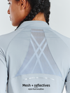 ALLZERO Women's Workout Jacket Long Sleeve Stretchy for Running Biker