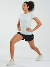 ALLZERO Women's Workout Yoga Short Sleeve Breathable Slim Fit for Gym