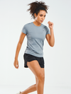 ALLZERO Women's Workout Yoga Short Sleeve Breathable Slim Fit for Gym
