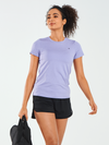 ALLZERO Women's Workout Yoga Short Sleeve Breathable Slim Fit for Gym
