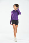 ALLZERO Women's Sun Protection Hoodie Shirts Long Sleeve for Running